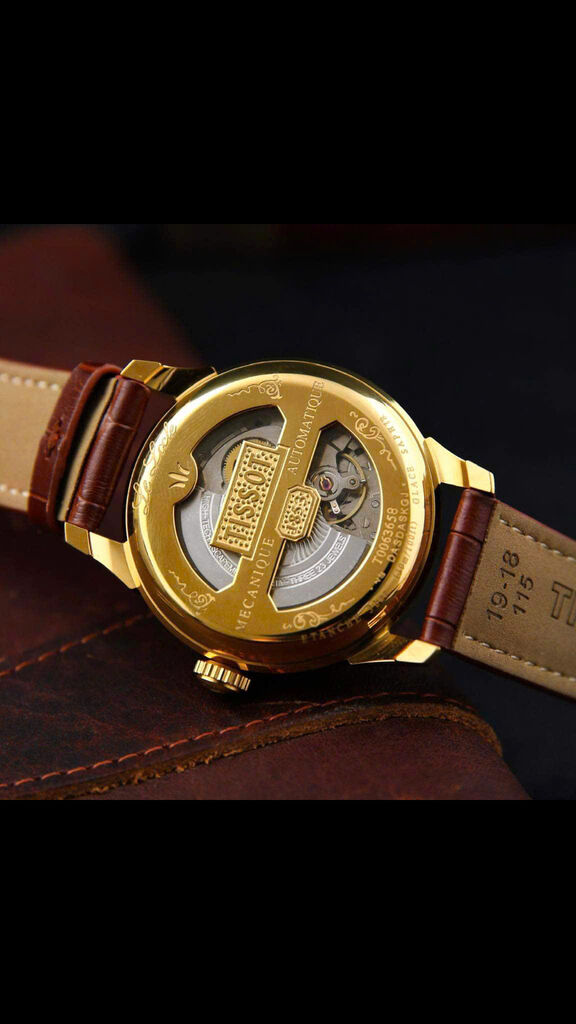 Đồng hồ nam Tissot 1853 bản cơ dây da (fake) - Ảnh 6
