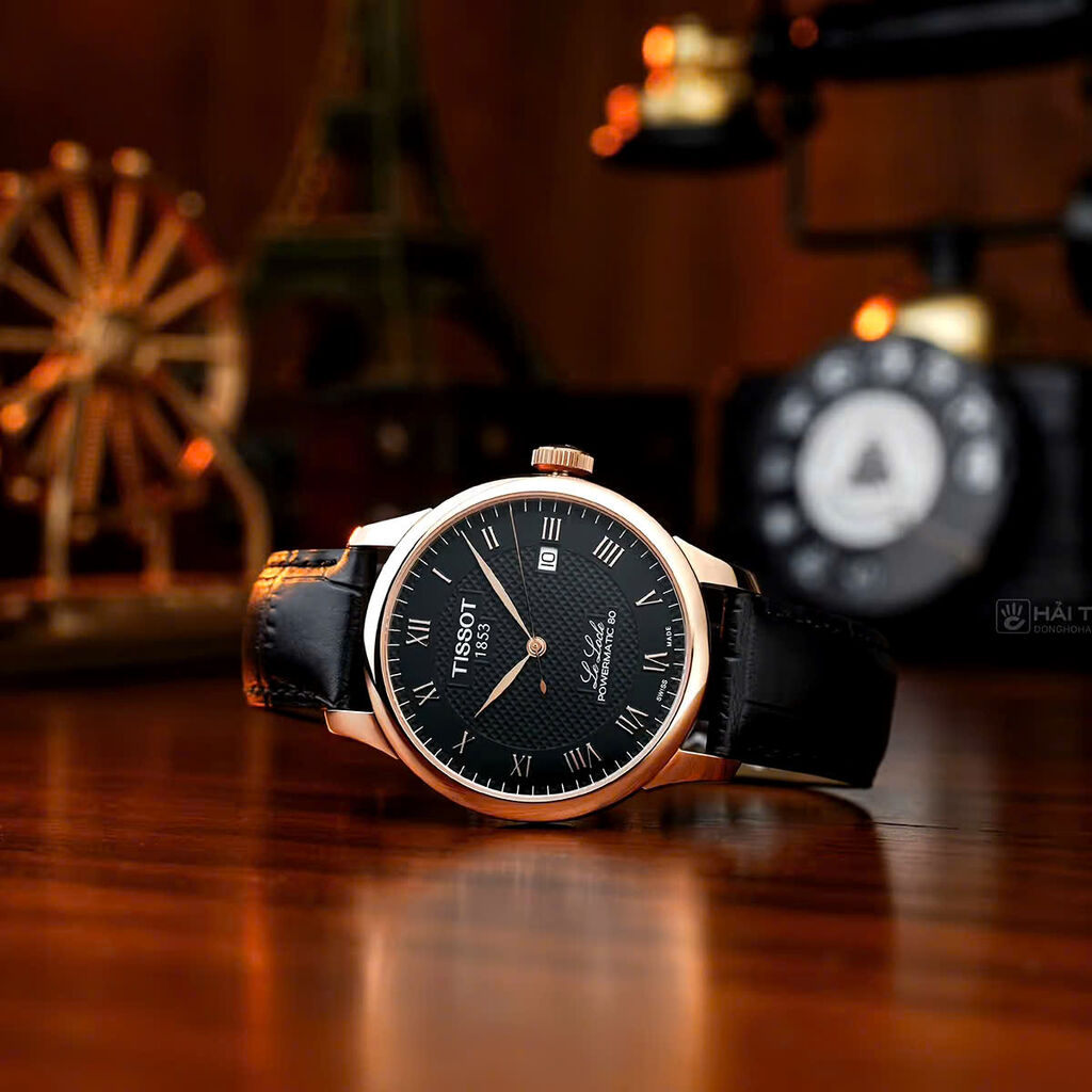 Đồng hồ nam Tissot 1853 bản cơ dây da (fake) - Ảnh 7