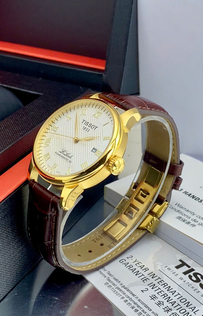 Đồng hồ nam Tissot 1853 bản cơ dây da (fake) - Ảnh 2