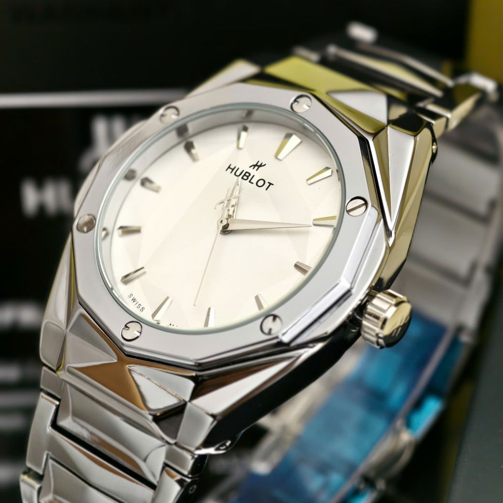 (Shop Mall) Đồng hồ  Hublot Siêu Cấp 1:1 (fake) Classic Fusion Orlinski King Gold White - Ảnh 6