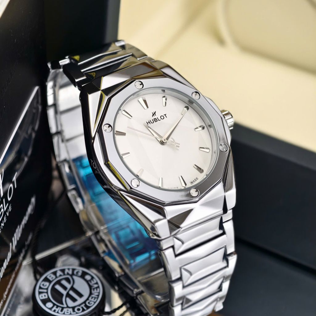 (Shop Mall) Đồng hồ  Hublot Siêu Cấp 1:1 (fake) Classic Fusion Orlinski King Gold White - Ảnh 5