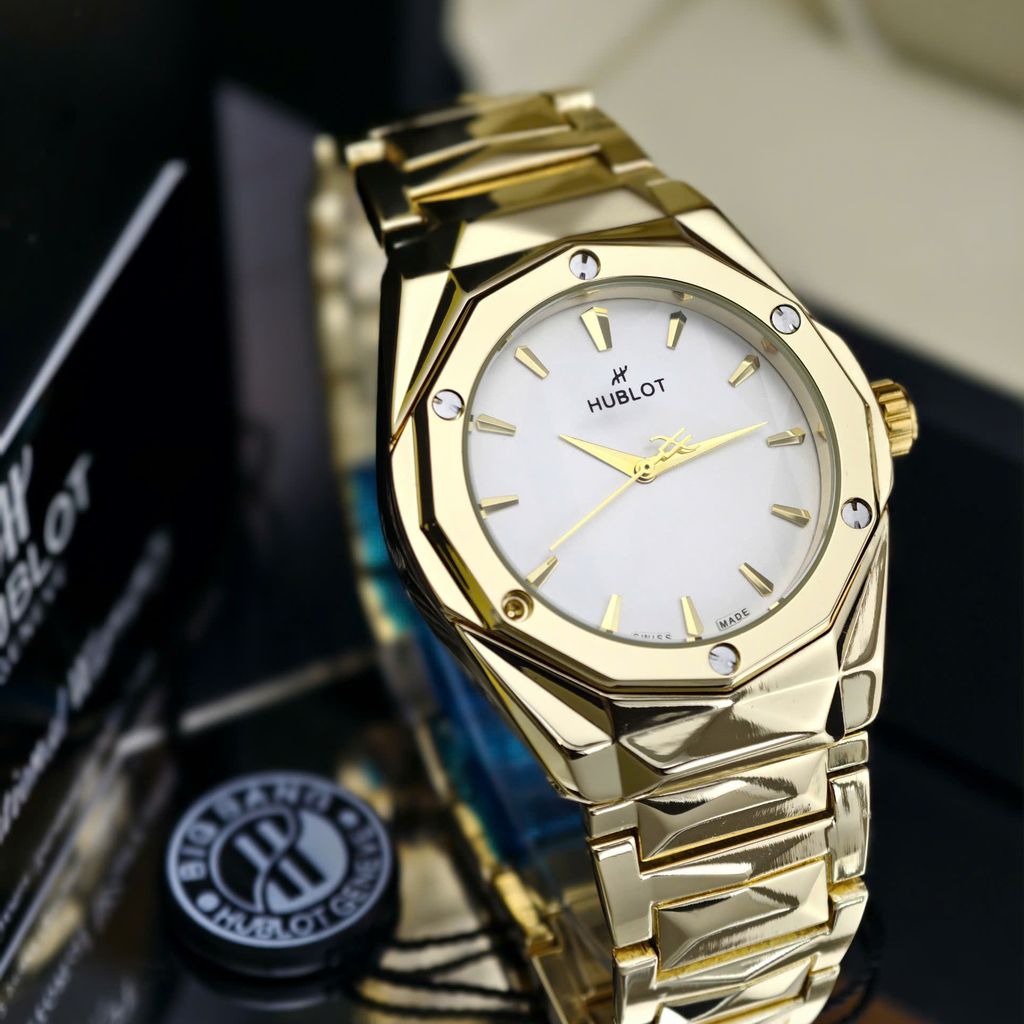 (Shop Mall) Đồng hồ  Hublot Siêu Cấp 1:1 (fake) Classic Fusion Orlinski King Gold White