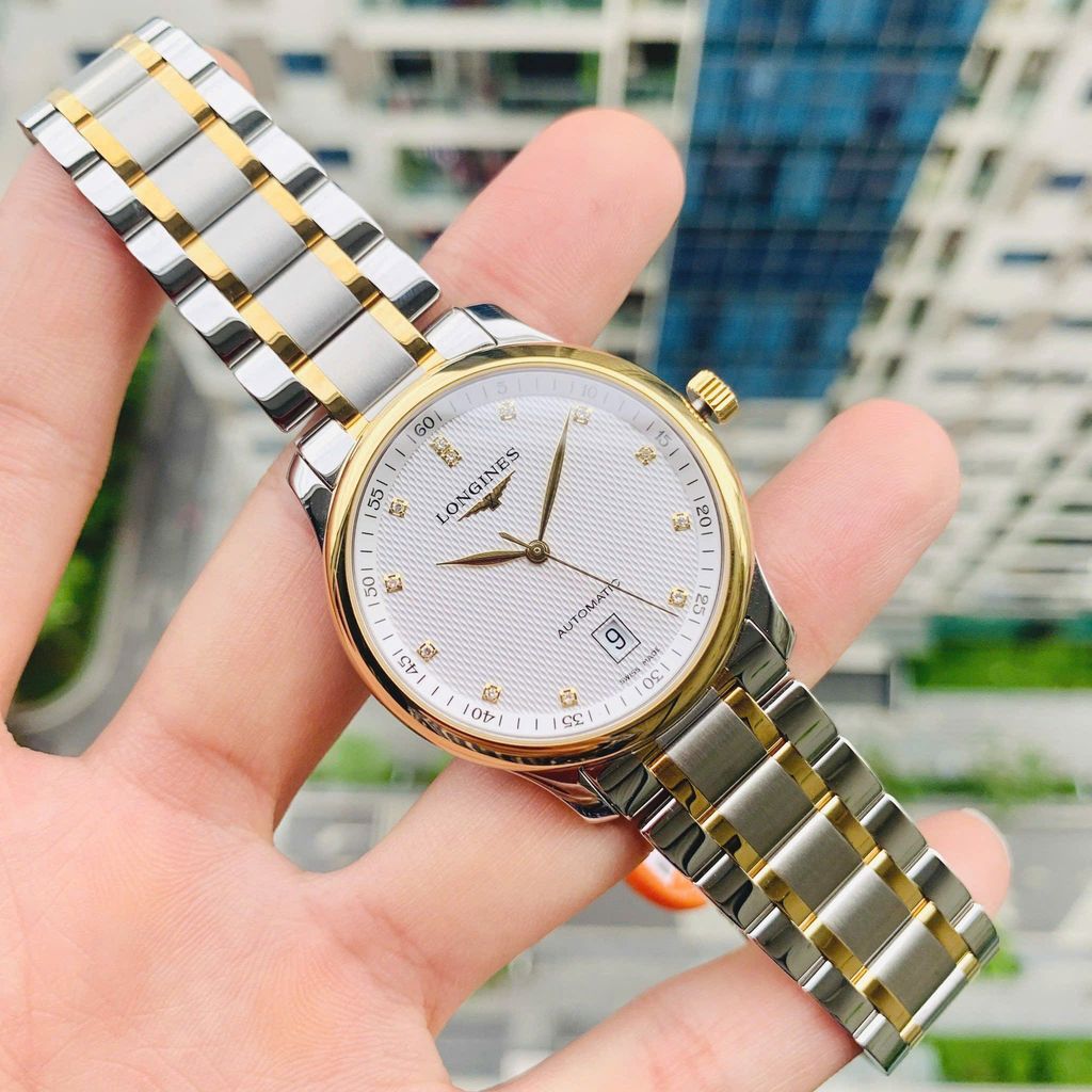 (Shop Mall) Đồng hồ Longines fake Automatic – Size 40mm, dây 20mm