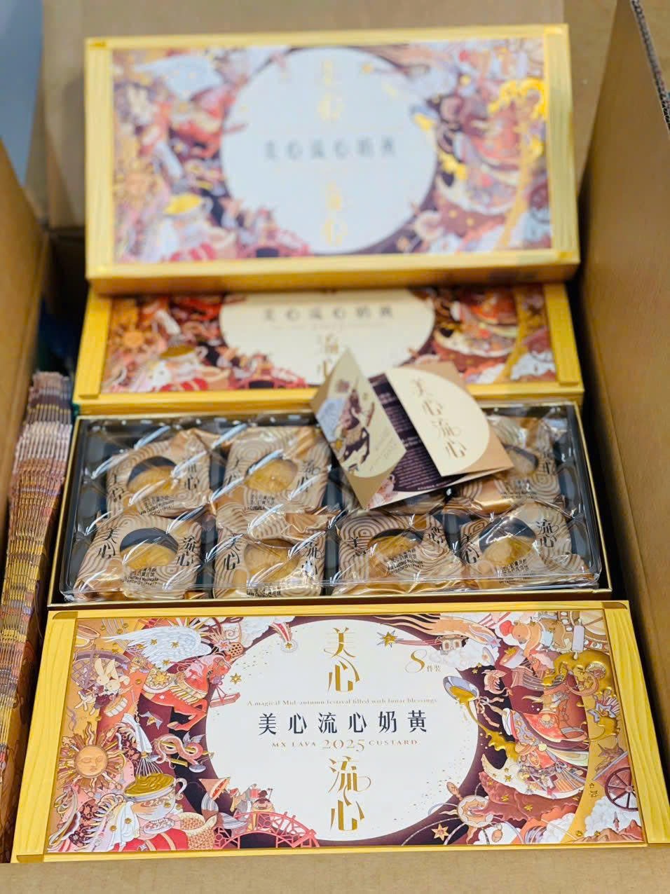 Bánh trung thu lava trứng chảy  mẫu mới 2025  - Ảnh 7