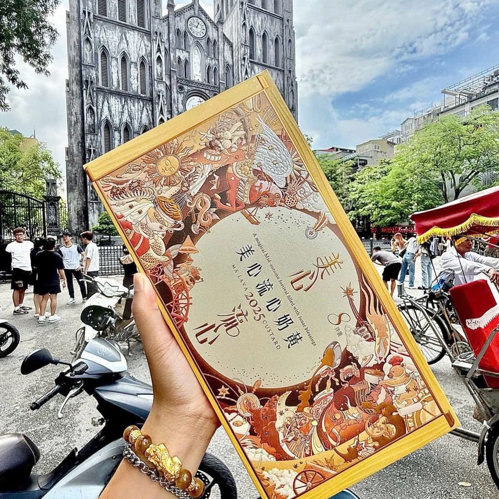 Bánh trung thu lava trứng chảy  mẫu mới 2025  - Ảnh 2