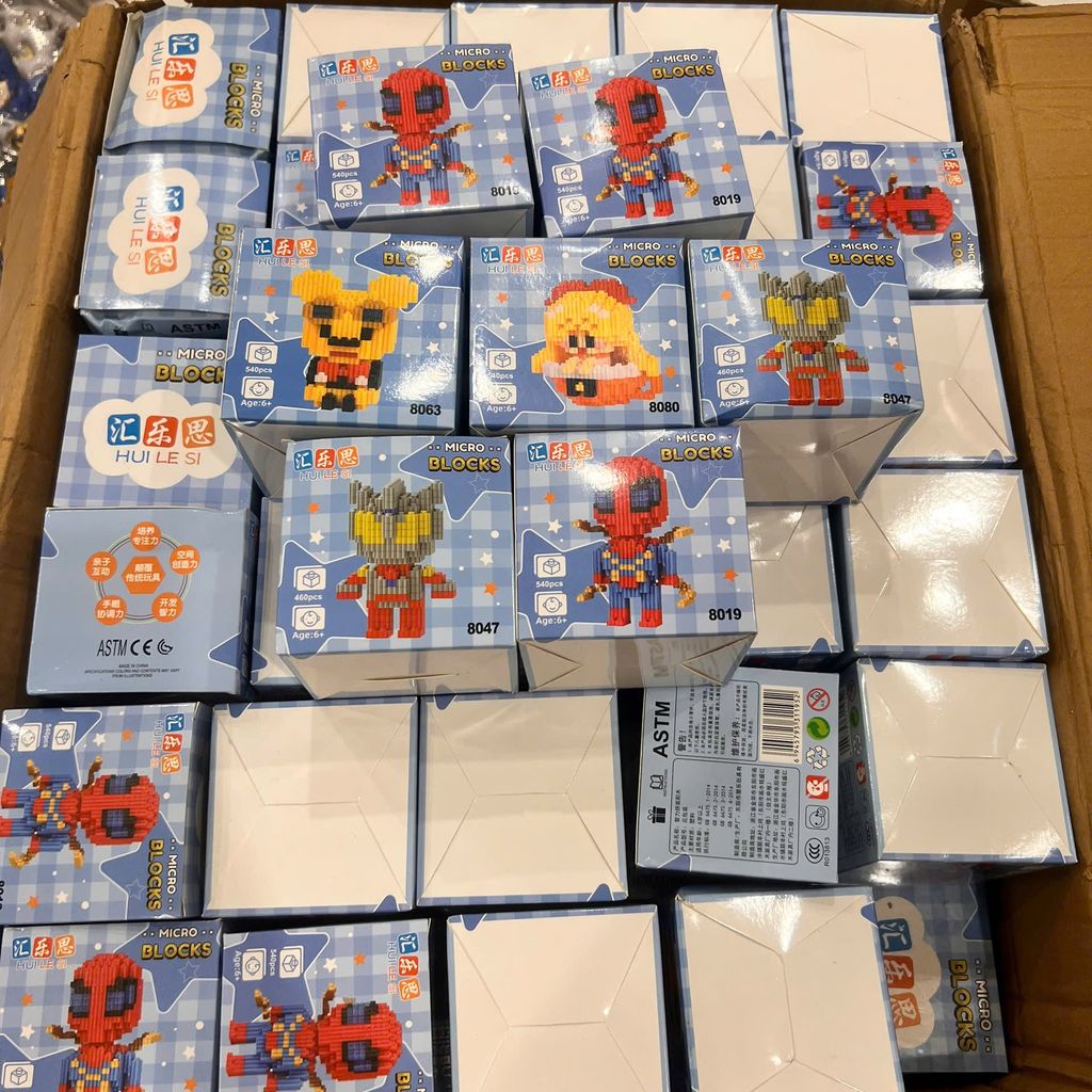 50 hộp Lắp ghép lego mini hơn 500pcs ( mẫu ngẫu nhiên) - Ảnh 7