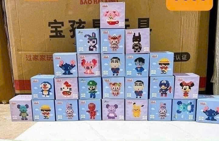 1 hộp lego lắp ghép mini - Ảnh 10