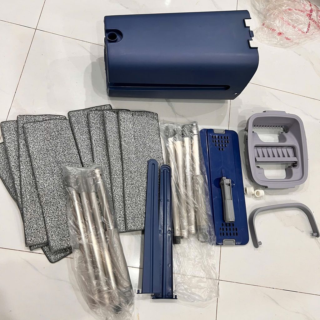 Cây Lau Nhà Tự Vắt Thông Minh, Chổi Lau Nhà Tự Vắt Thông Minh Bộ Lau Nhà 360 Độ Cao Cấp