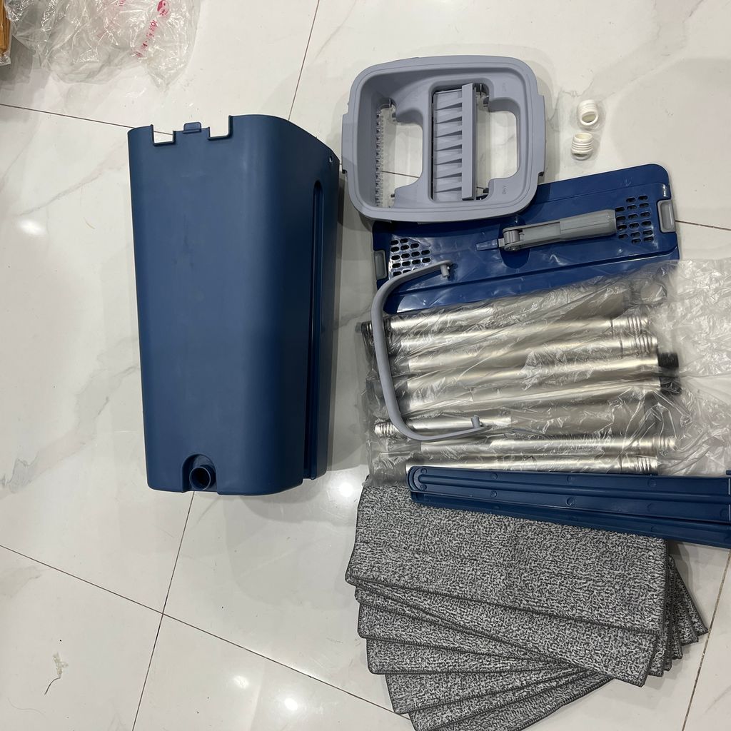 Cây Lau Nhà Tự Vắt Thông Minh, Chổi Lau Nhà Tự Vắt Thông Minh Bộ Lau Nhà 360 Độ Cao Cấp - Ảnh 2