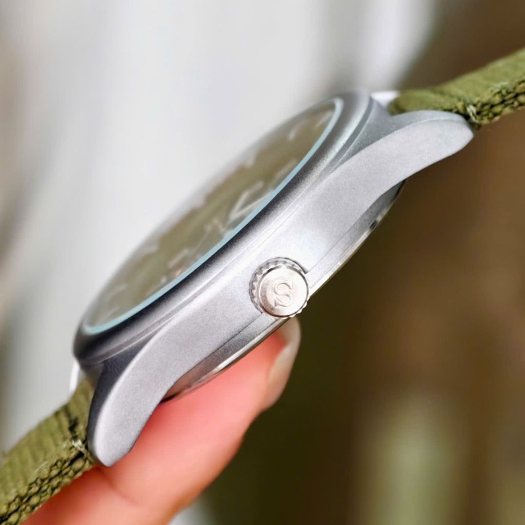 Đồng hồ Seiko quân đội dây dù (fake) - Ảnh 4