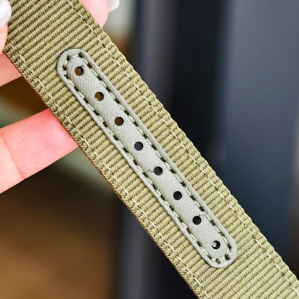 Đồng hồ Seiko quân đội dây dù (fake) - Ảnh 8