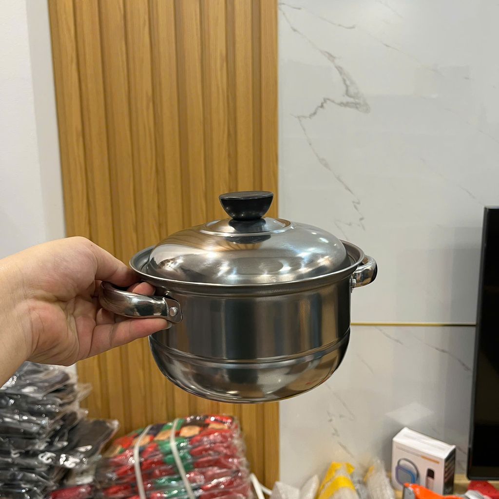 Nồi hấp inox dùng được mọi loại bếp - Ảnh 7