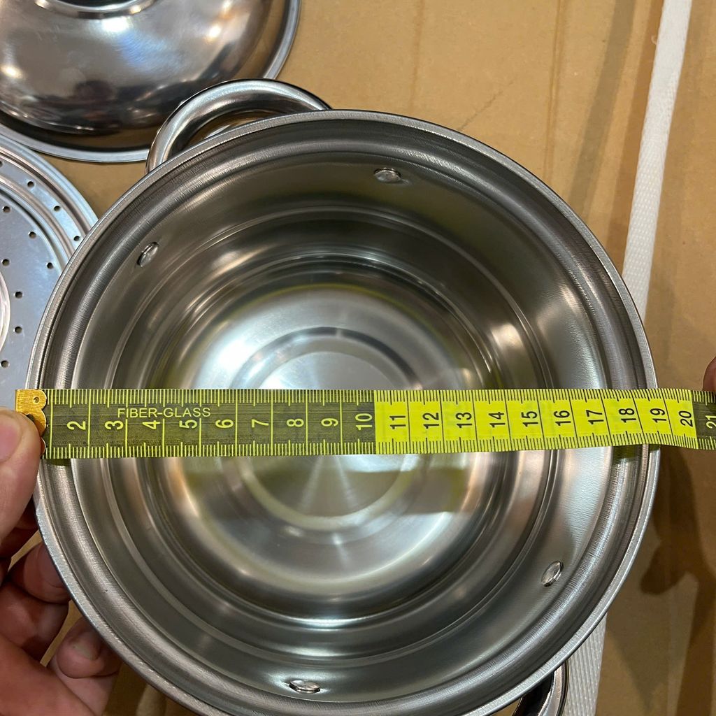 Nồi hấp inox dùng được mọi loại bếp - Ảnh 5