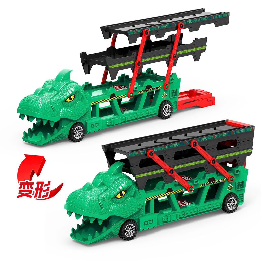 Xe ô tô khủng long 3 tầng  kèm 6 xe con  - Ảnh 4