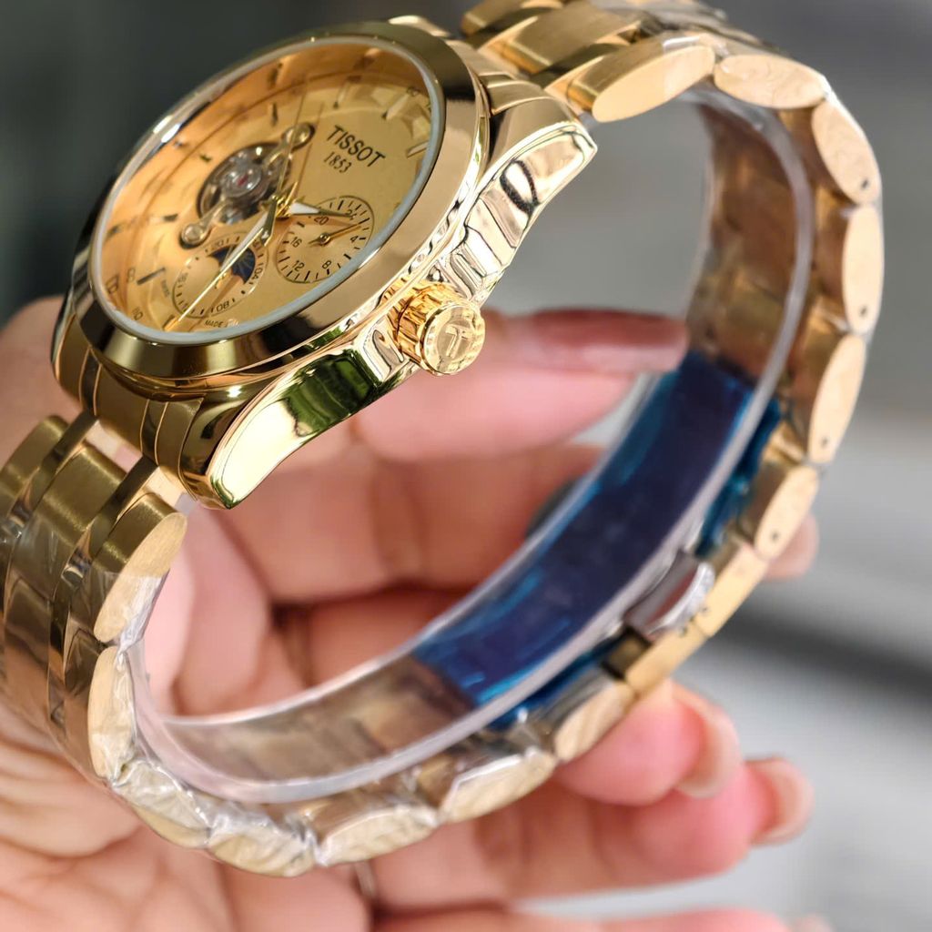 ⏰ ĐỒNG HỒ CƠ TIS.SOT (fake) DÂY ĐÚC ĐẶC – CHẠY FULL KIM, CÓ LỊCH NGÀY VÀ ĐÊM, KIỂU DÁNG ĐẸP - Ảnh 9