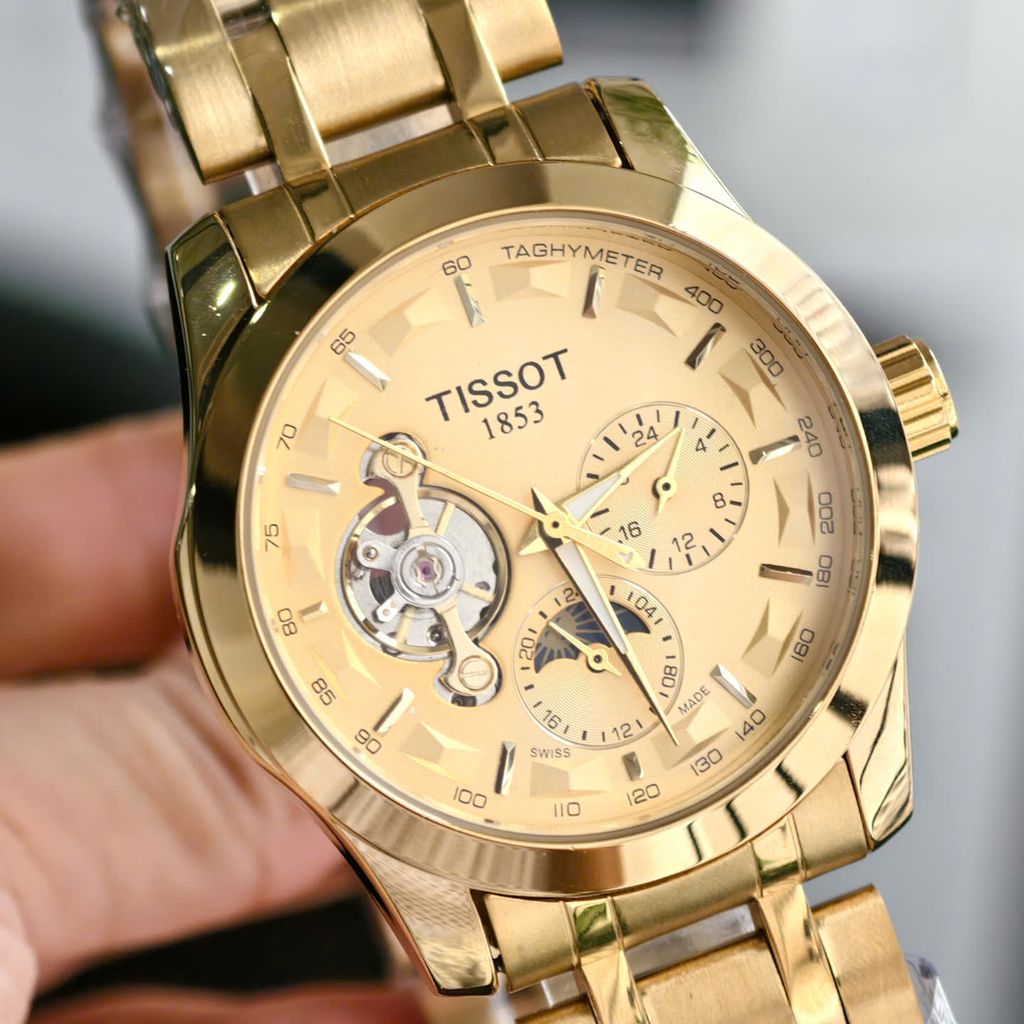 ⏰ ĐỒNG HỒ CƠ TIS.SOT (fake) DÂY ĐÚC ĐẶC – CHẠY FULL KIM, CÓ LỊCH NGÀY VÀ ĐÊM, KIỂU DÁNG ĐẸP - Ảnh 2
