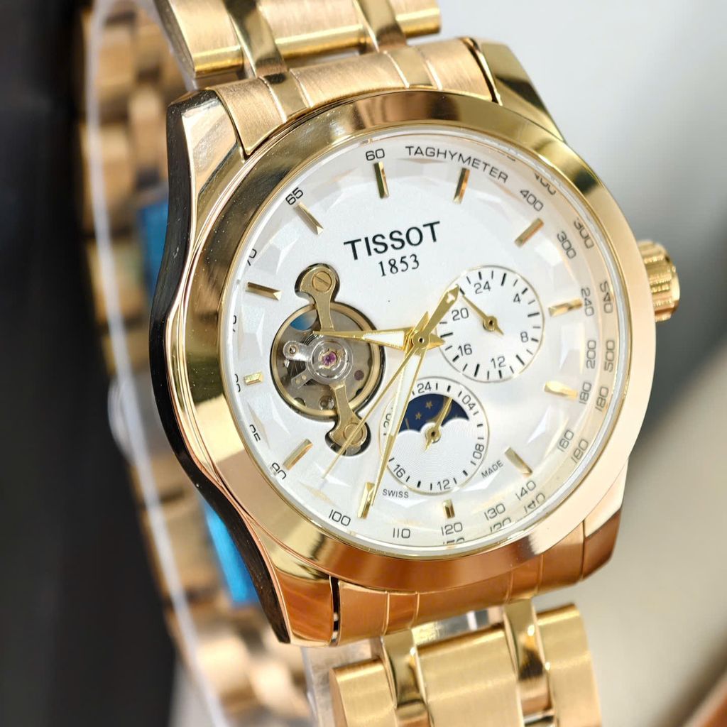 ⏰ ĐỒNG HỒ CƠ TIS.SOT (fake) DÂY ĐÚC ĐẶC – CHẠY FULL KIM, CÓ LỊCH NGÀY VÀ ĐÊM, KIỂU DÁNG ĐẸP - Ảnh 3