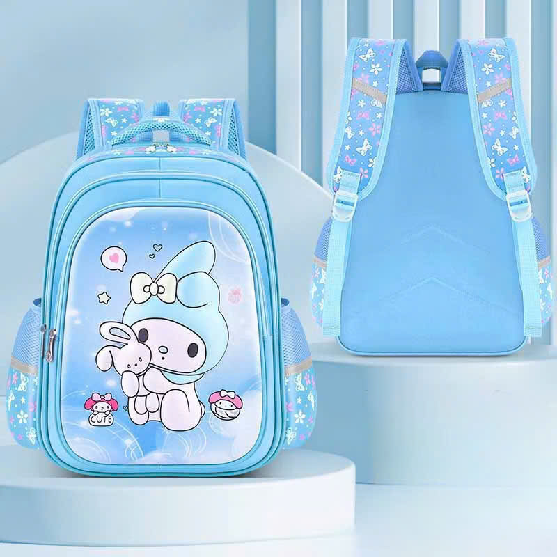 Balo đi học cho học sinh cấp 1, cấp 2 cho bé gái in hình dễ thương - Ảnh 9