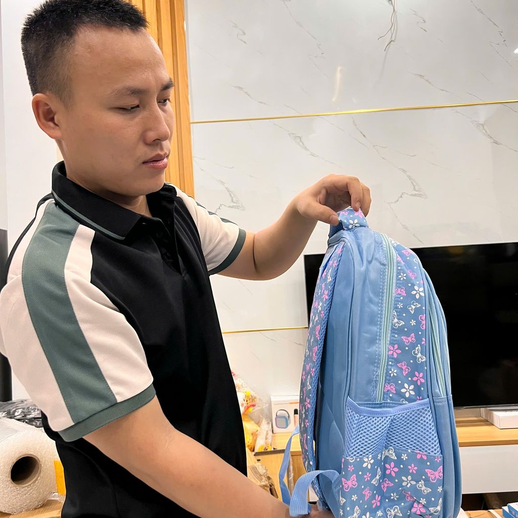 Balo đi học cho học sinh cấp 1, cấp 2 cho bé gái in hình dễ thương - Ảnh 7