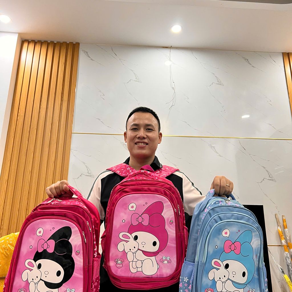 Balo đi học cho học sinh cấp 1, cấp 2 cho bé gái in hình dễ thương - Ảnh 8
