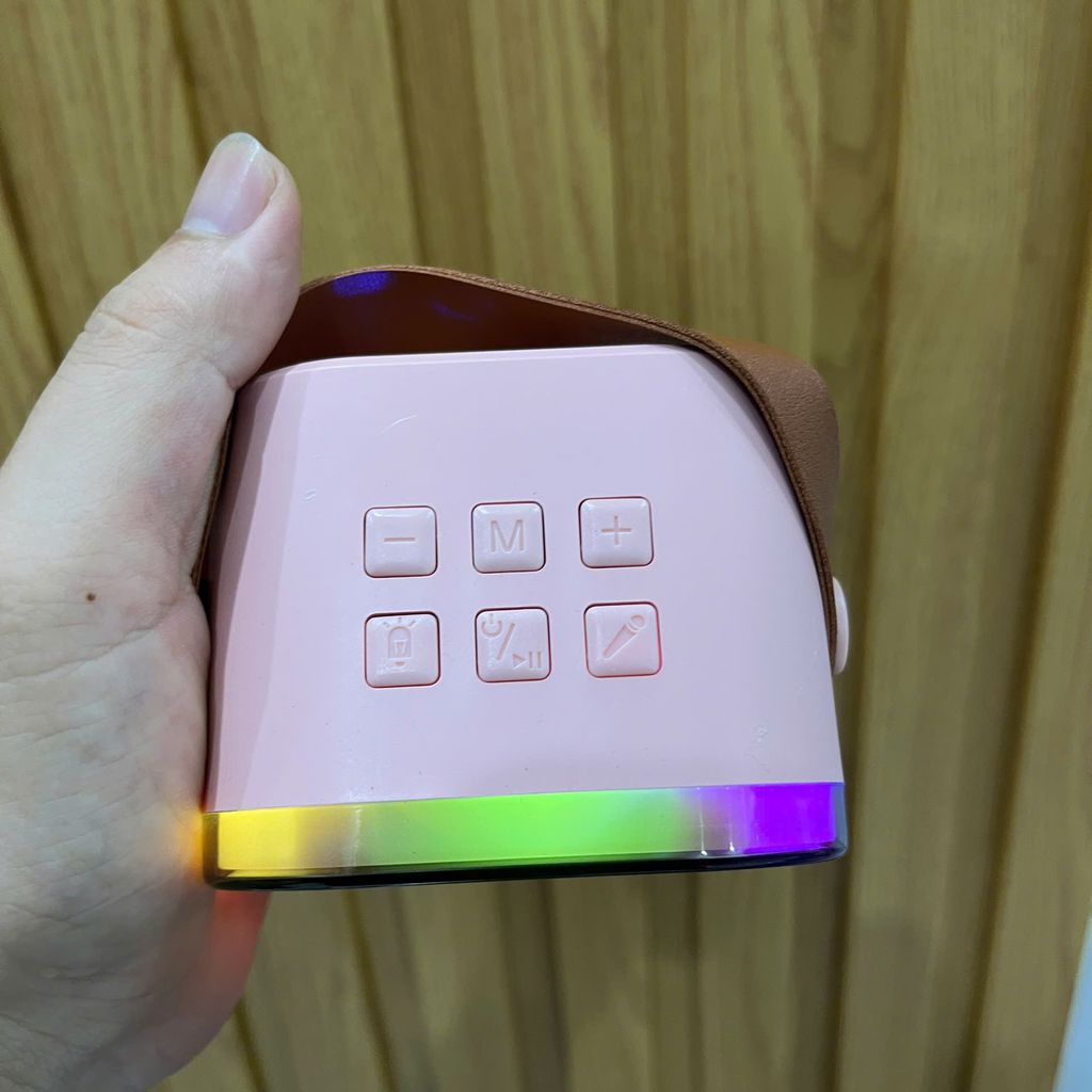 (THANH LÝ ) Loa Bluetooth Karaoke Mini K12 Kèm 2 Micro Mini giao màu ngẫu nhiên - Ảnh 5