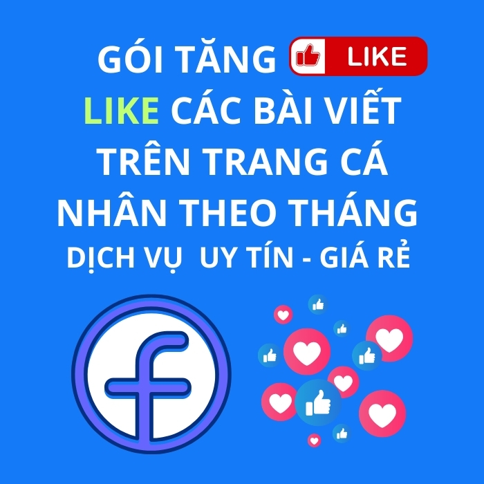 🎯 GÓI VIP LIKE FACEBOOK THEO THÁNG (30 ngày) – UY TÍN – GIÁ RẺ (SHOP MALL) 🎯