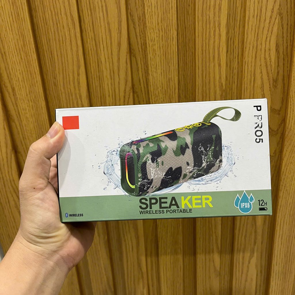 (Thanh Lý ) Loa Bluetooth không dây P PRO5 ngoài trời Loa siêu trầm di động cầm tay, e giao màu ngẫu - Ảnh 8