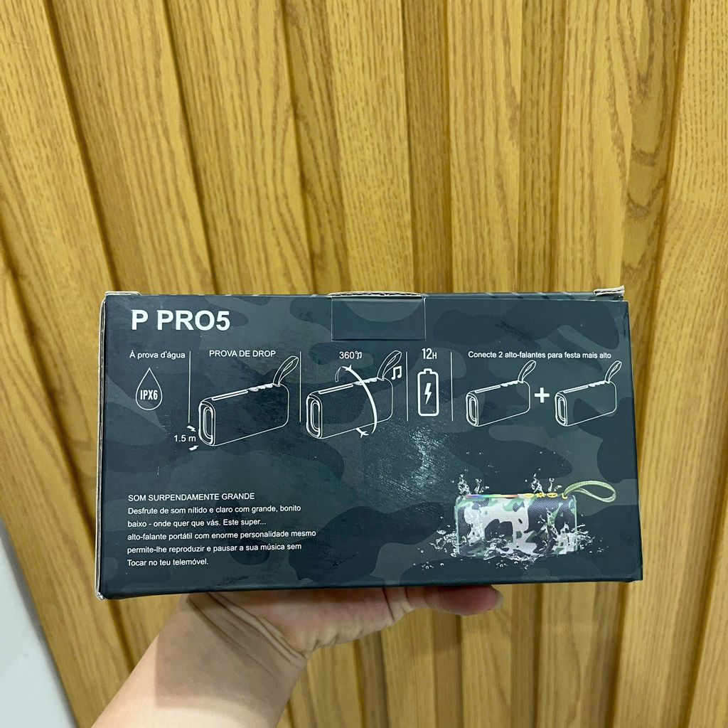(Thanh Lý ) Loa Bluetooth không dây P PRO5 ngoài trời Loa siêu trầm di động cầm tay, e giao màu ngẫu - Ảnh 9