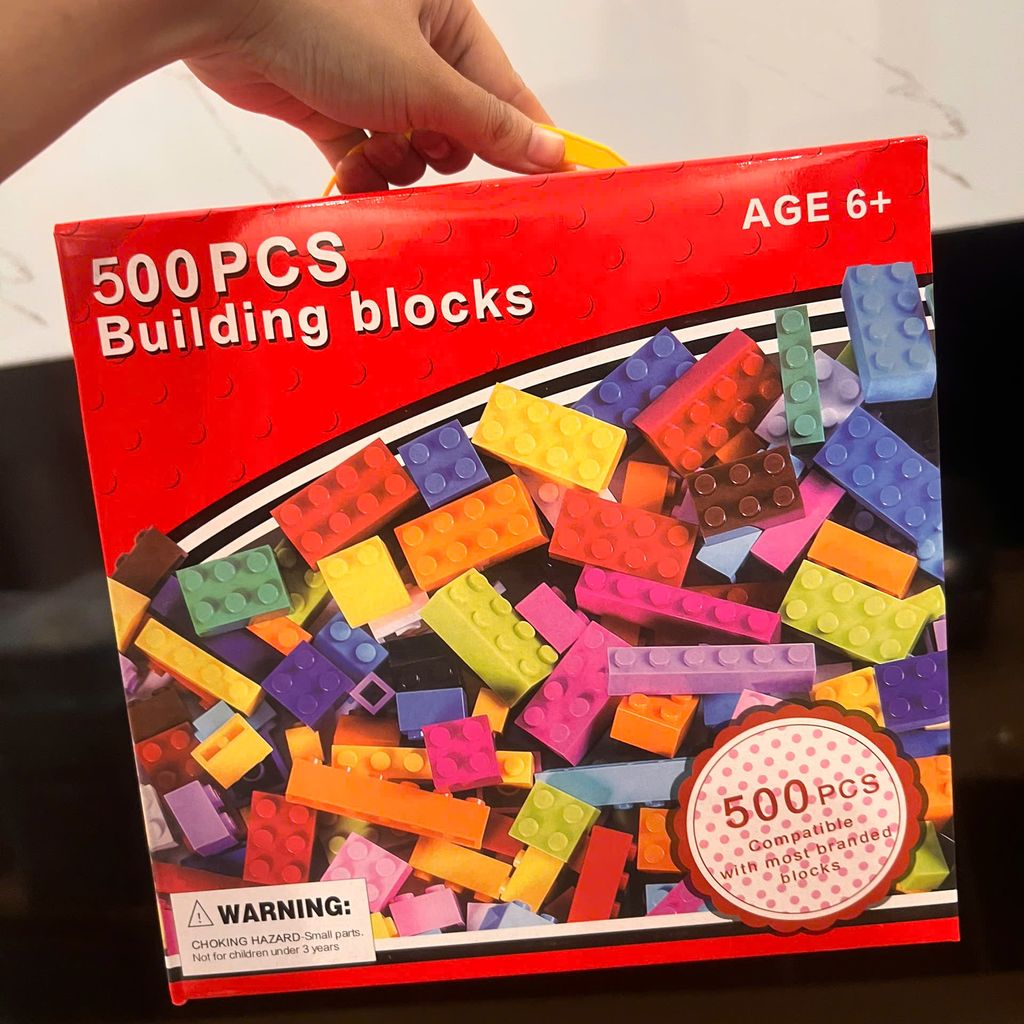 (Thanh Lý) Bộ Đồ Chơi Lắp Ráp 500pcs  Rèn Luyện Trí Thông Minh Dành Cho Bé, Đồ Chơi Cho Bé  - Ảnh 8