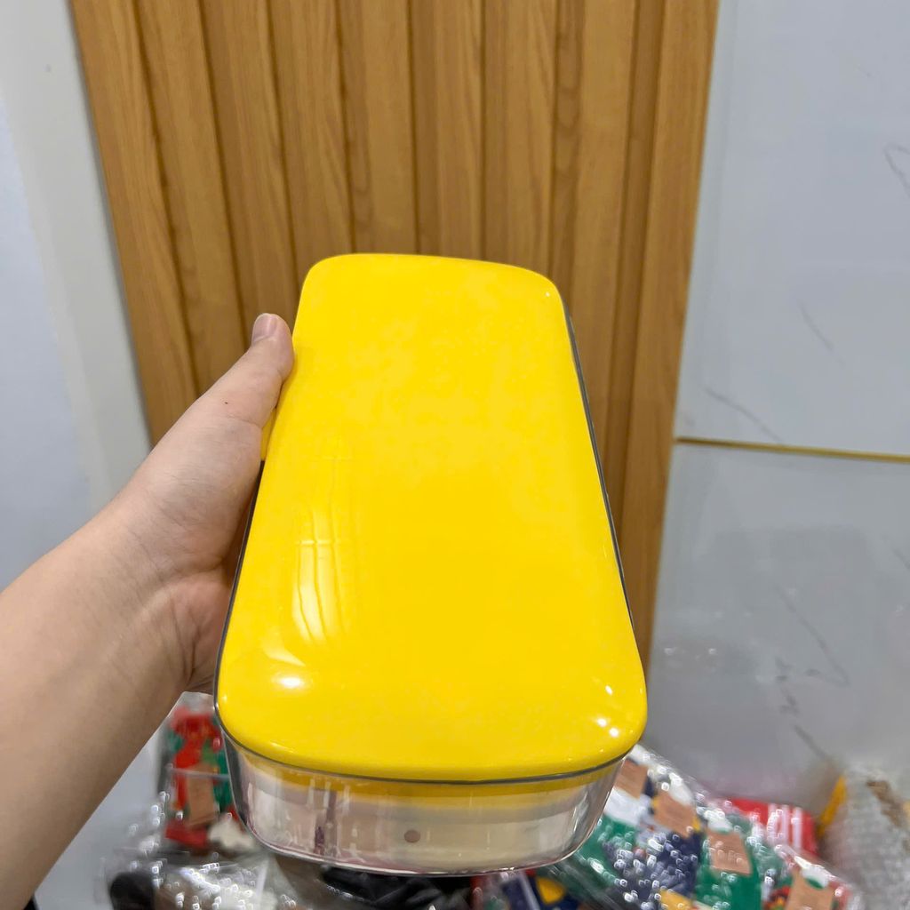 Hộp Khuôn Nhựa Làm Đá, Làm Thạch Rau Câu Để Tủ Lạnh Kèm Hộp Đựng Và Nắp Đậy 48 viên, khay đá - Ảnh 3