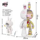 MÔ HÌNH LẮP RÁP THỎ HÃNG MPIN SIZE 55cm hộp xấu nhưng bên trong còn mới nguyên các bác nha - Ảnh 6