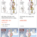 MÔ HÌNH LẮP RÁP THỎ HÃNG MPIN SIZE 55cm hộp xấu nhưng bên trong còn mới nguyên các bác nha - Ảnh 8