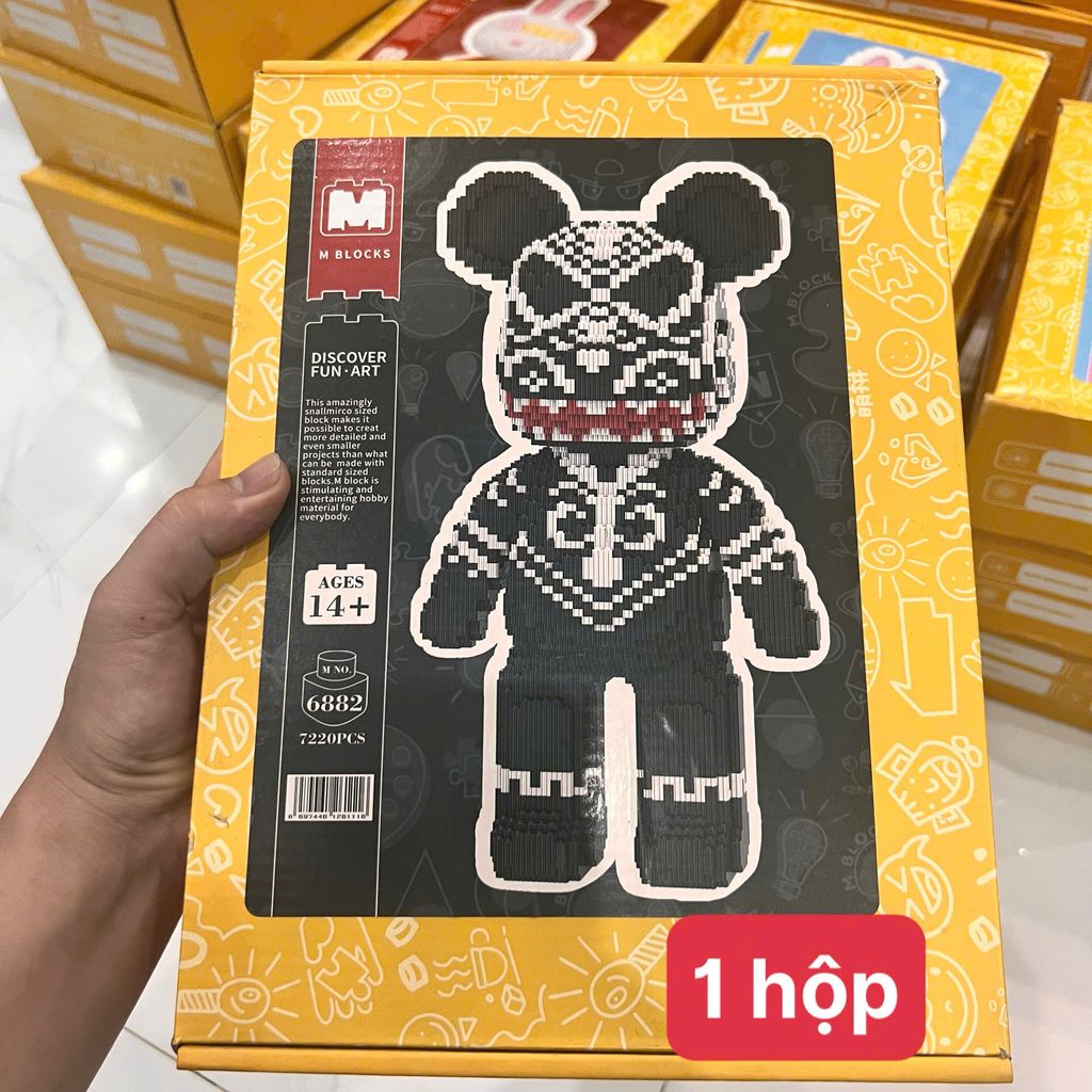 Dọn kho e thanh lý nốt, e còn tầm hơn 100 bộ tất cả các mã lego gấu Bearbrick toàn size to 46-55cm  - Ảnh 4