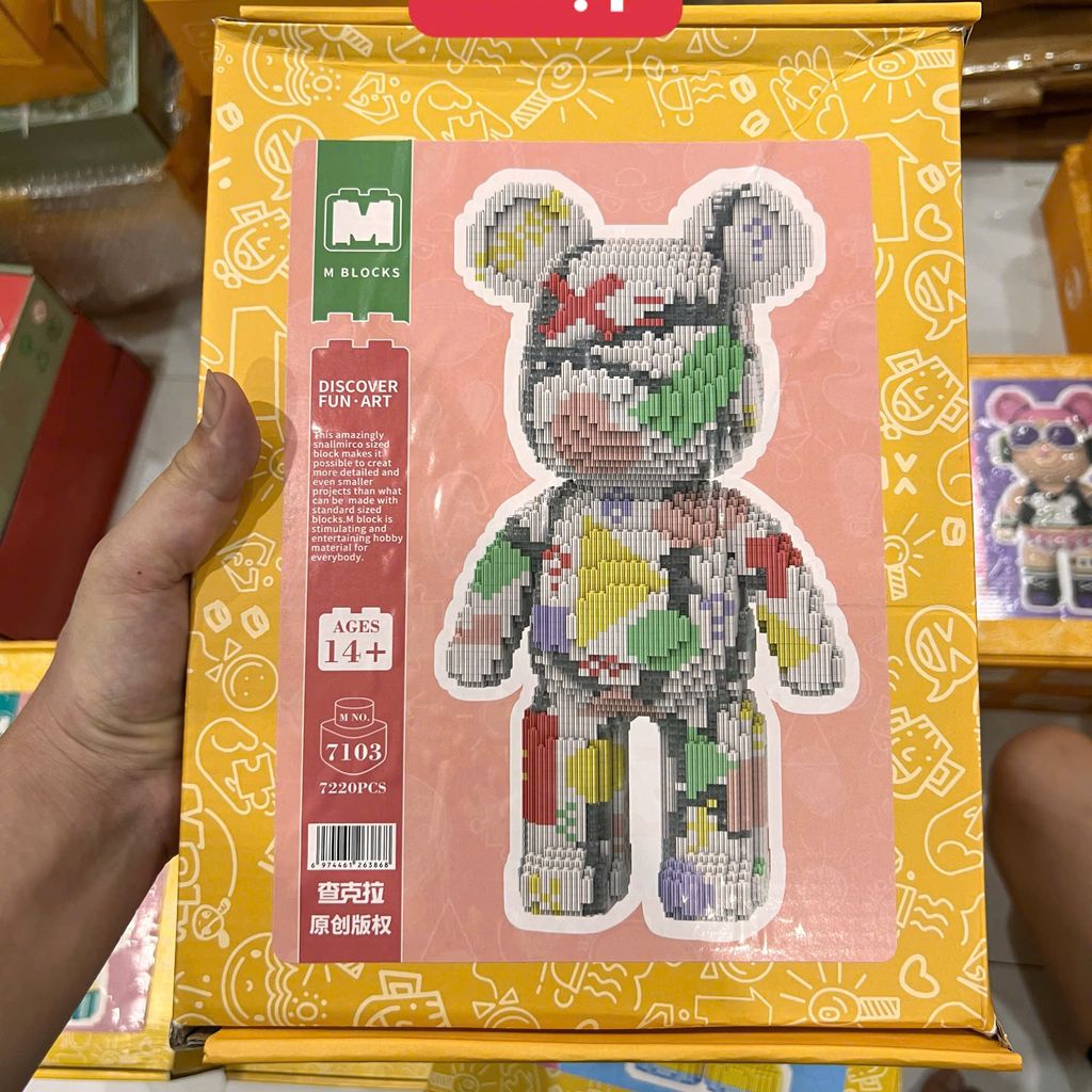 Dọn kho e thanh lý nốt, e còn tầm hơn 100 bộ tất cả các mã lego gấu Bearbrick toàn size to 46-55cm  - Ảnh 7