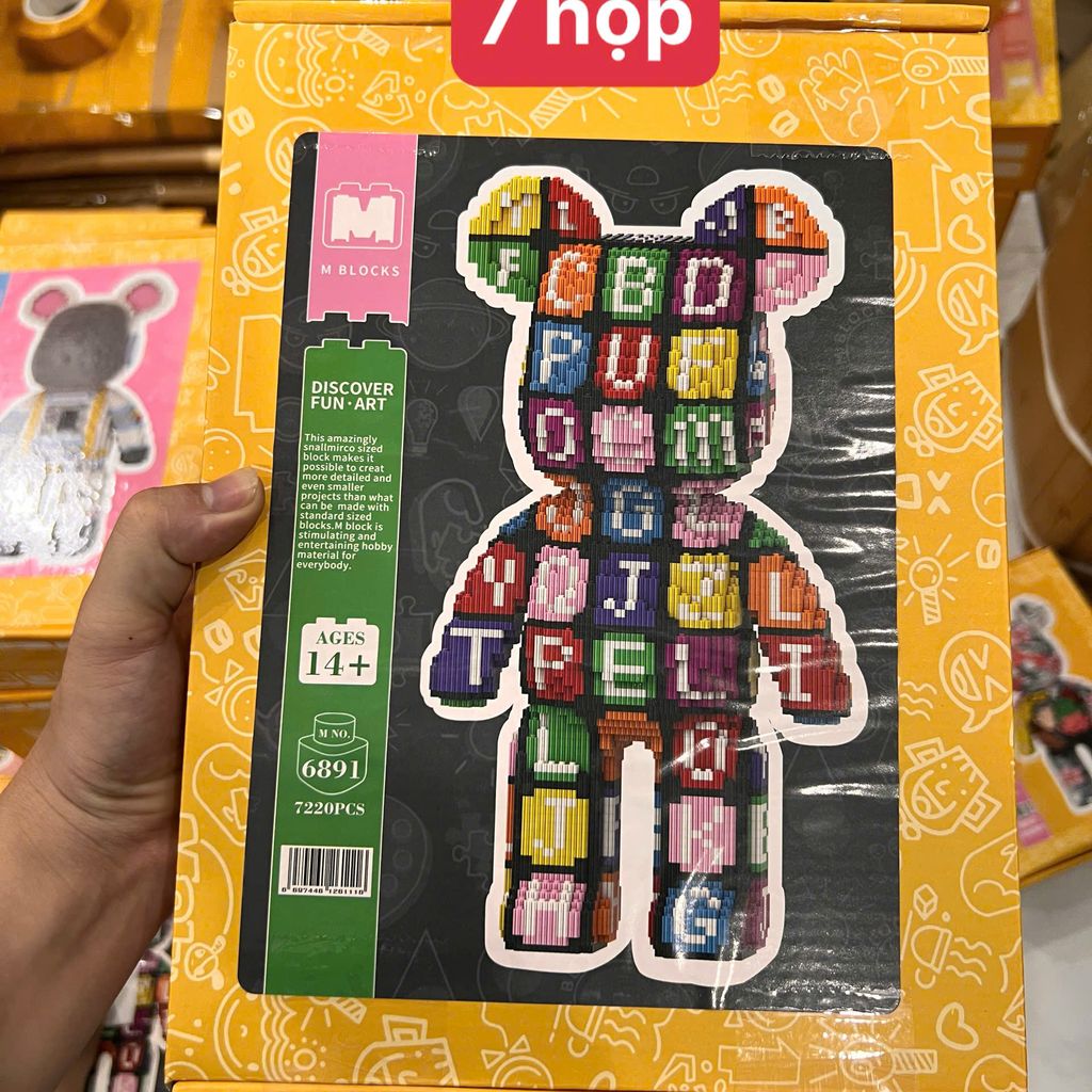 Dọn kho e thanh lý nốt, e còn tầm hơn 100 bộ tất cả các mã lego gấu Bearbrick toàn size to 46-55cm  - Ảnh 8