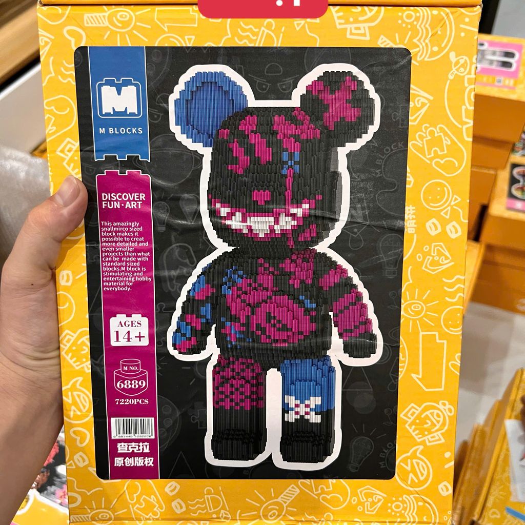 Dọn kho e thanh lý nốt, e còn tầm hơn 100 bộ tất cả các mã lego gấu Bearbrick toàn size to 46-55cm  - Ảnh 10