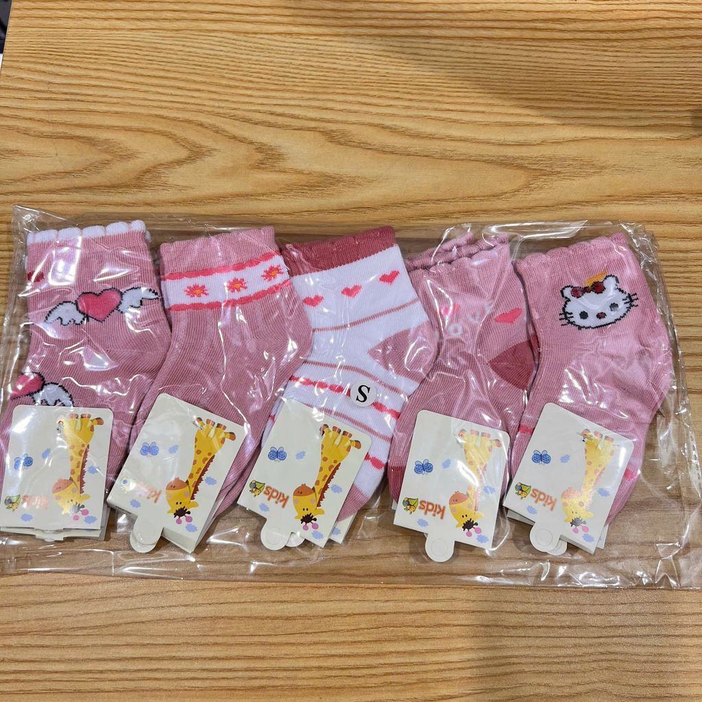 set tất bé gái màu hồng 1-3t - Ảnh 6