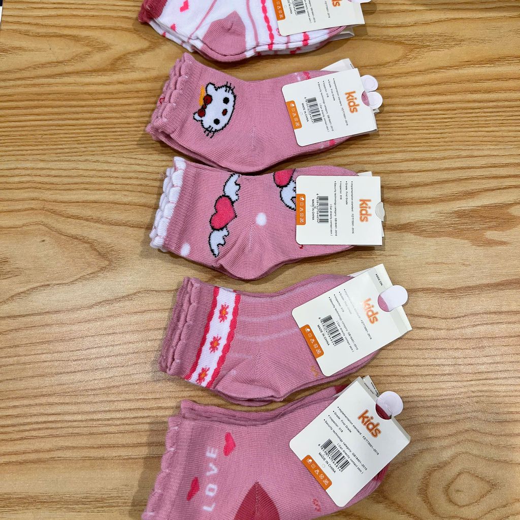 set tất bé gái màu hồng 1-3t - Ảnh 7