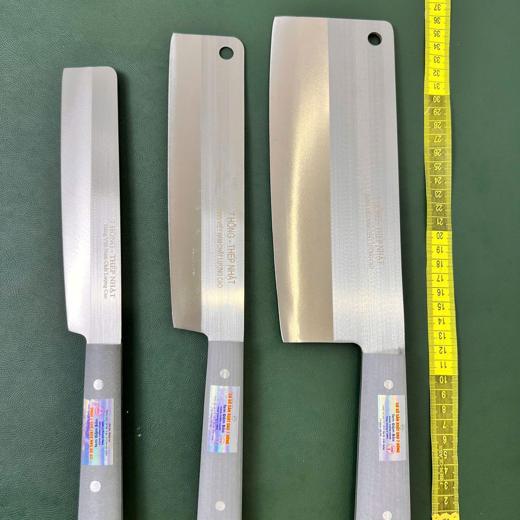  bộ 4 dao cán nhựa dao 7 Hồng – Thép Nhật, sản xuất tại làng nghề Đa Sỹ CÓ TEAM ĐẢM BẢO - HÀNG CHÍNH - Ảnh 2