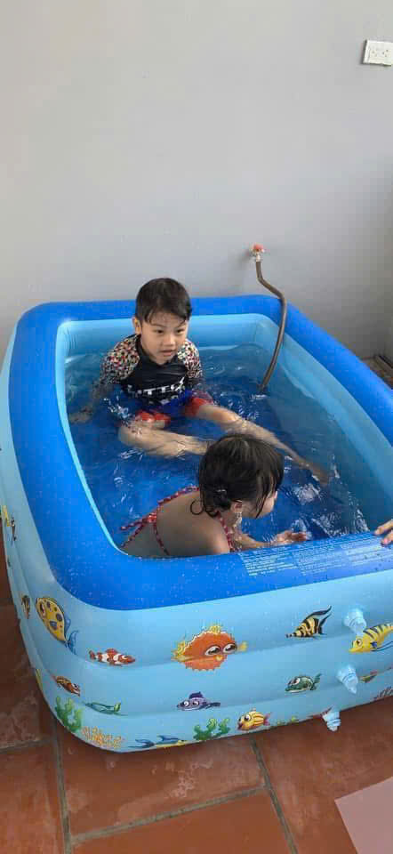 bể bơi 3 tầng kích thước ngẫu nhiên từ 1m1 đến 1m4 thanh lý - Ảnh 2