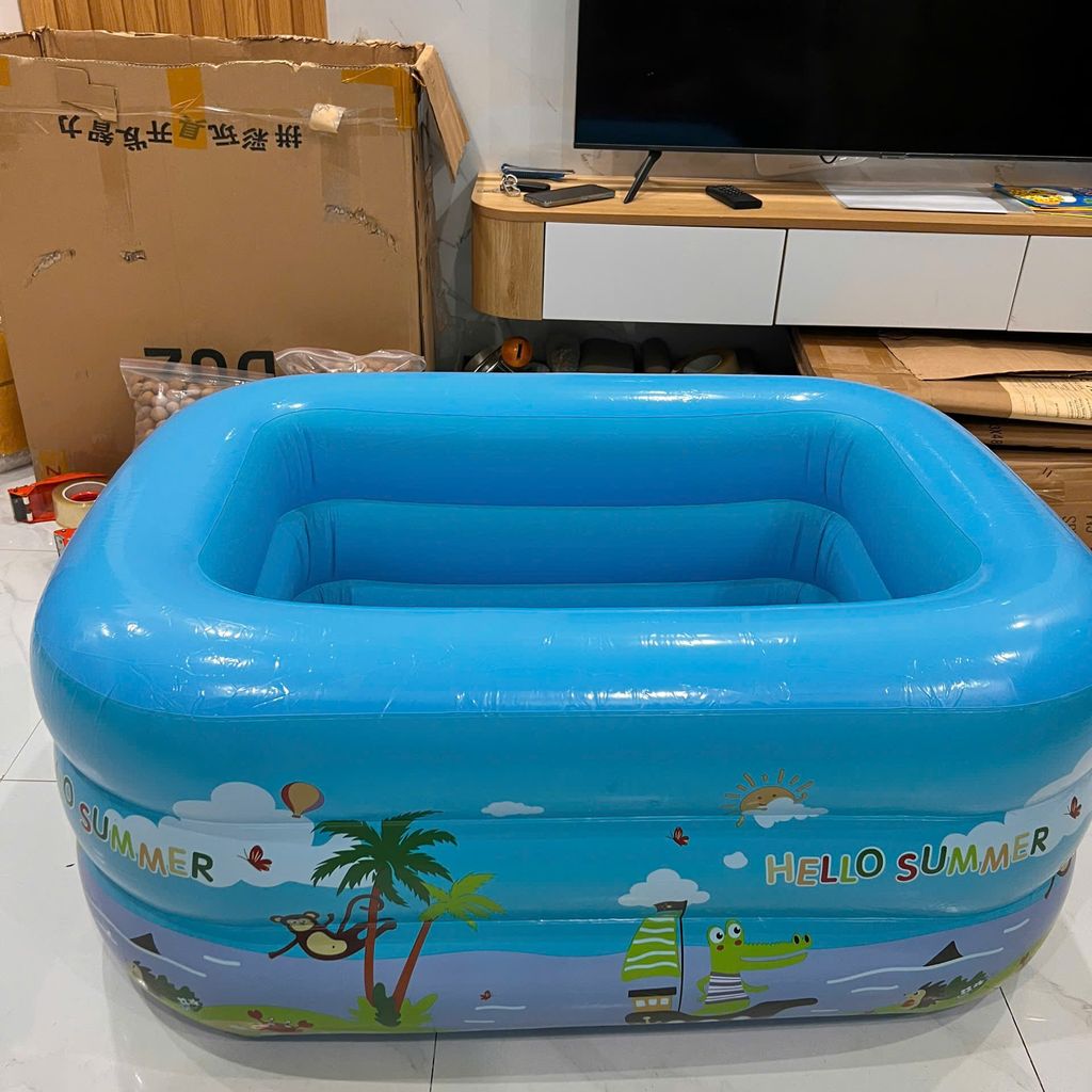 bể bơi 3 tầng kích thước ngẫu nhiên từ 1m1 đến 1m4 thanh lý - Ảnh 3