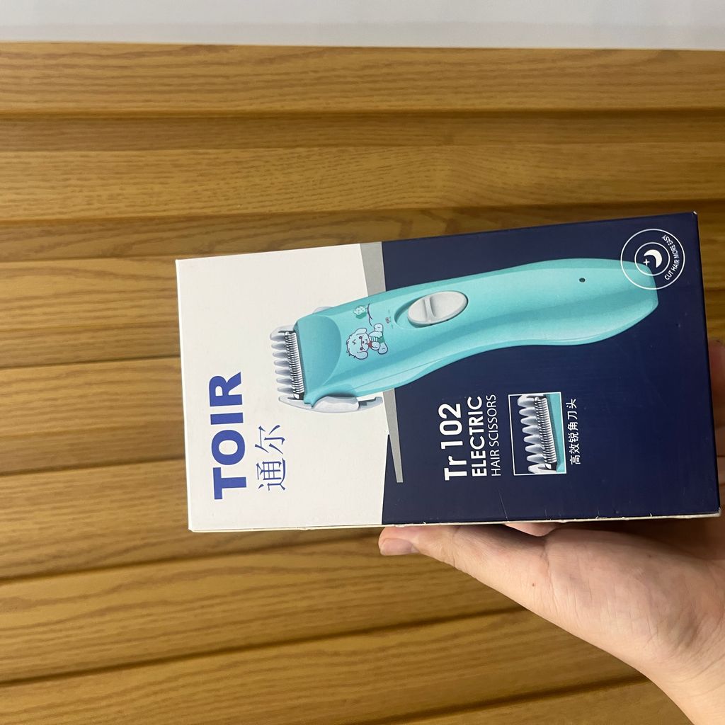 Tông đơ cắt tóc trẻ em Toir  sạc pin, hàng tốt, an toàn cho bé, tiện lợi  - Ảnh 2