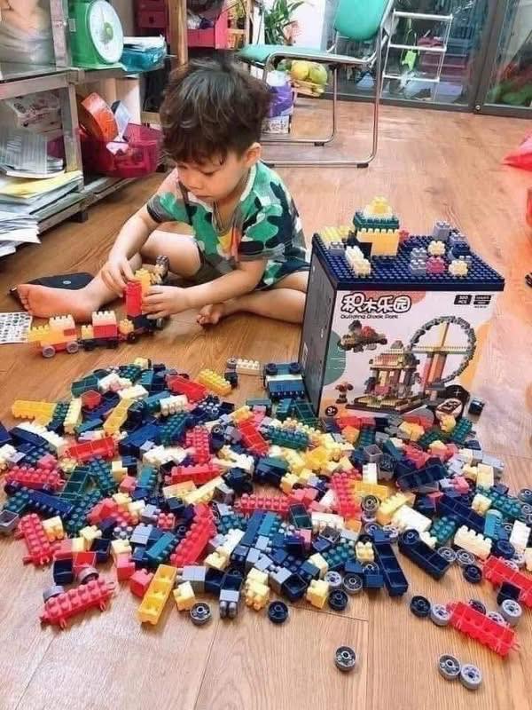 Lego xếp hình tự do 500 chi tiết - Ảnh 2