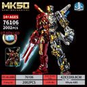 Lắp ghép iron man siêu to 2002 pcs cao 38cm  - Ảnh 9