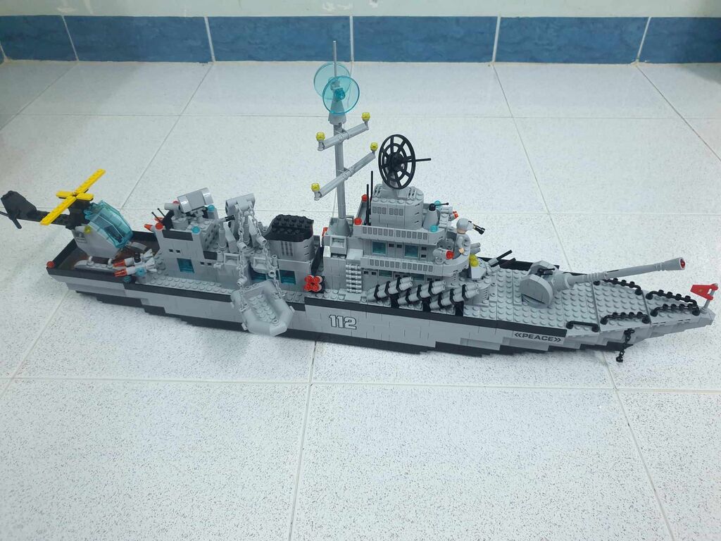 Đồ chơi lắp ghép tàu chiến 1442 chi tiết - Ảnh 5