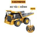 Xe ben điều khiển 6 kênh nâng hạ đổ ben thùng kim loại 2 cầu - Ảnh 7