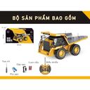 Xe ben điều khiển 6 kênh nâng hạ đổ ben thùng kim loại 2 cầu - Ảnh 10