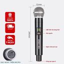 COMBO 2 Micro không dây pin sạc ONTEKCO phù hợp cho loa kéo và âm ly - Ảnh 9