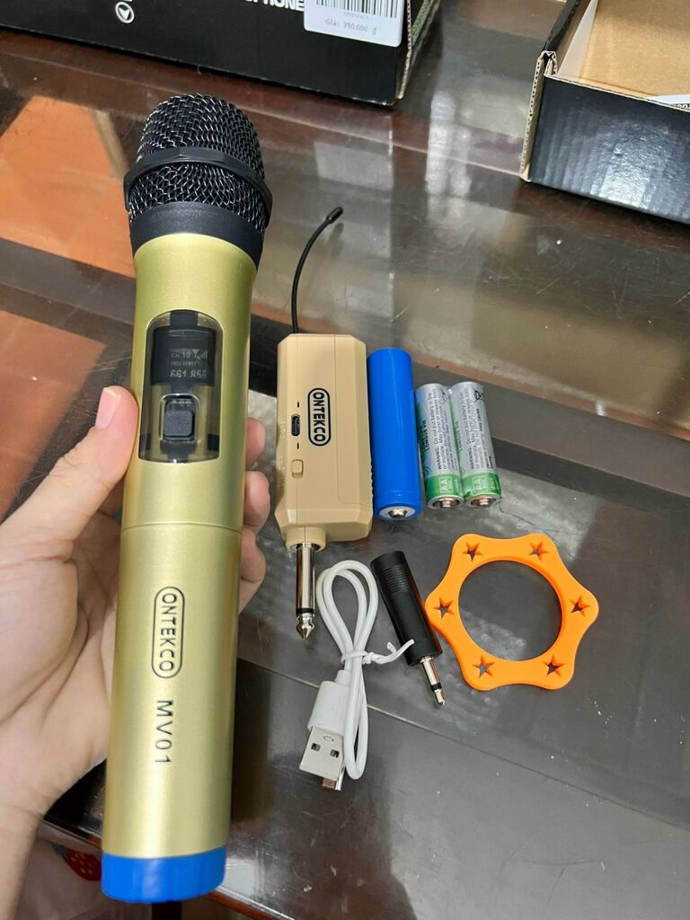 Micro đơn không dây hát karaoke chính hãng - Ảnh 6