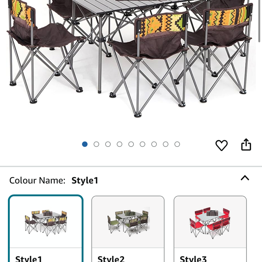Bộ Bàn Ghế Dã Ngoại Camping Gấp Gọn 6 Ghế - Hàng amz 600$ + Quà 249K